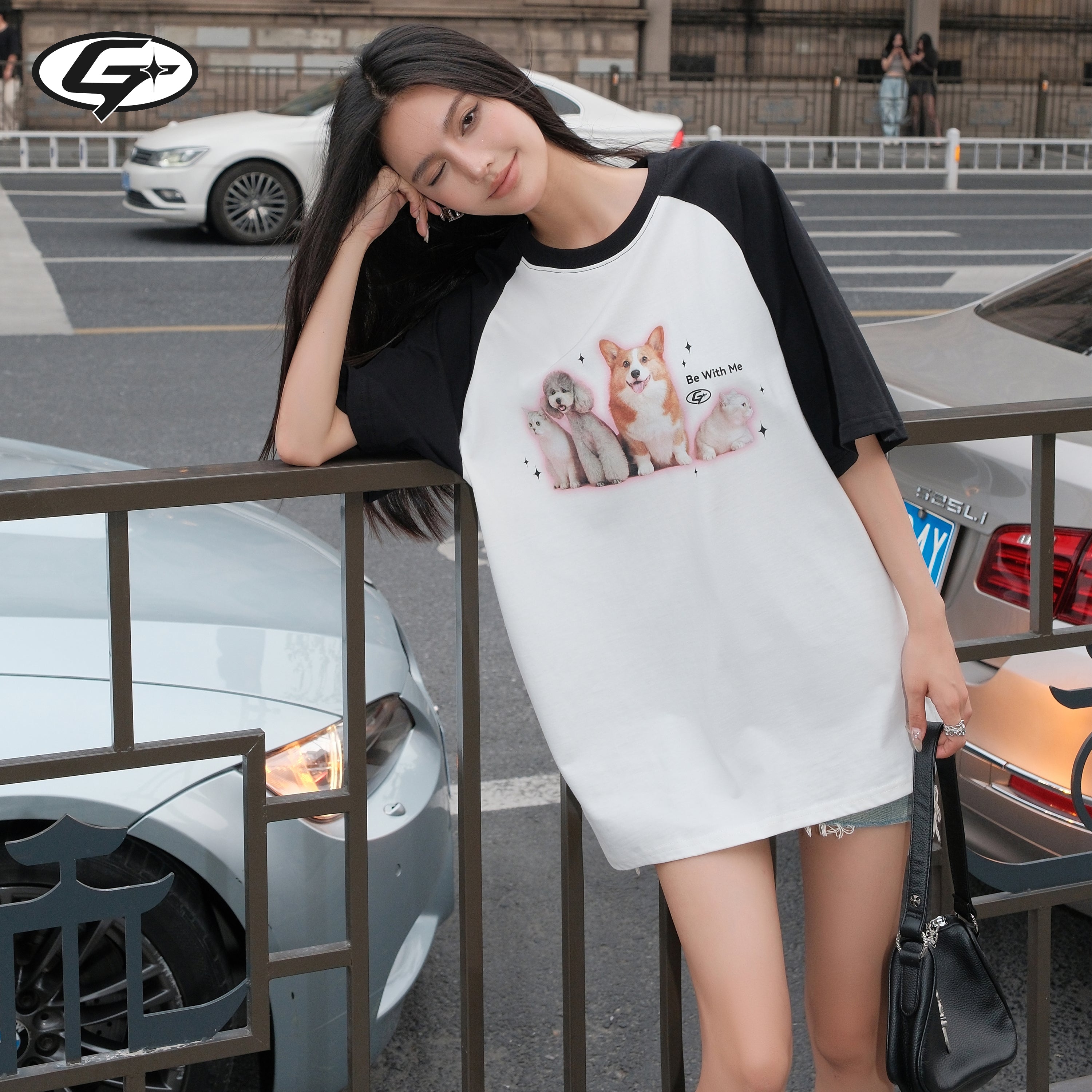 GirlsMarket Cute Kitty and Puppy T-Shirt