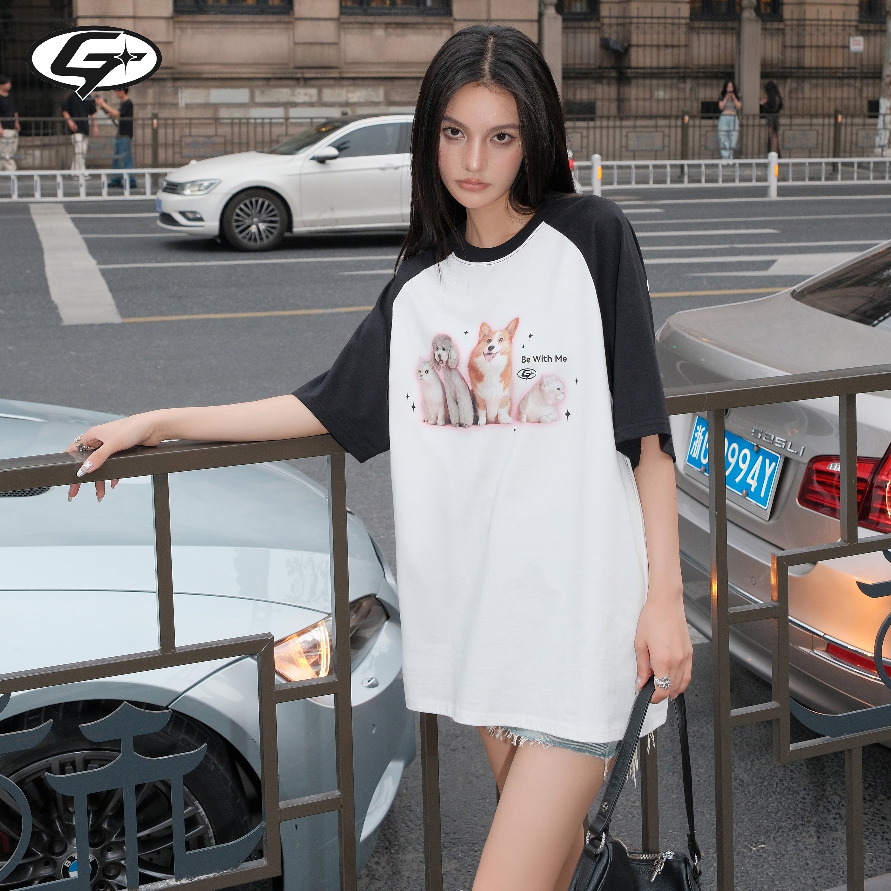 GirlsMarket Cute Kitty and Puppy T-Shirt