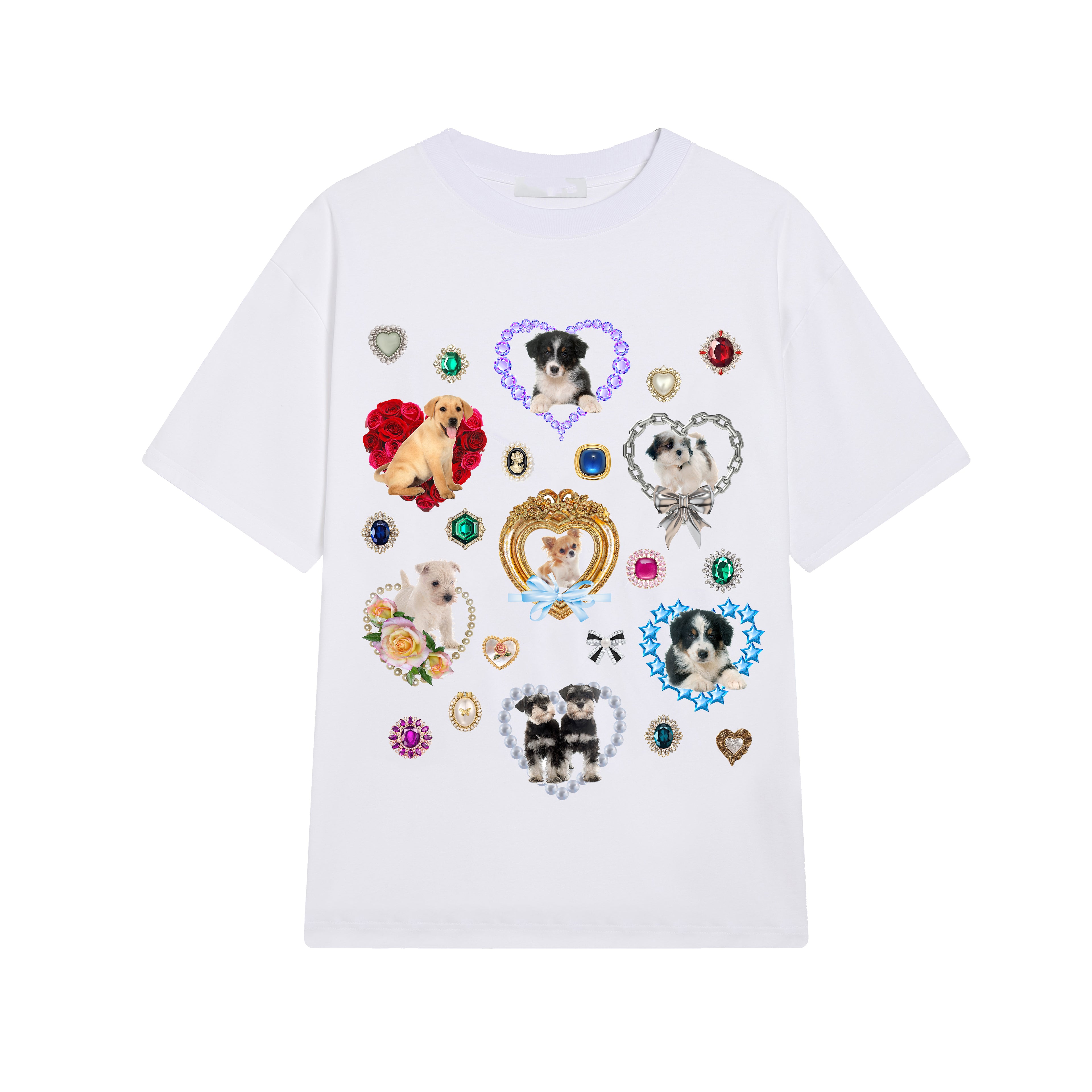 GirlsMarket Glamorous Puppy T-Shirt